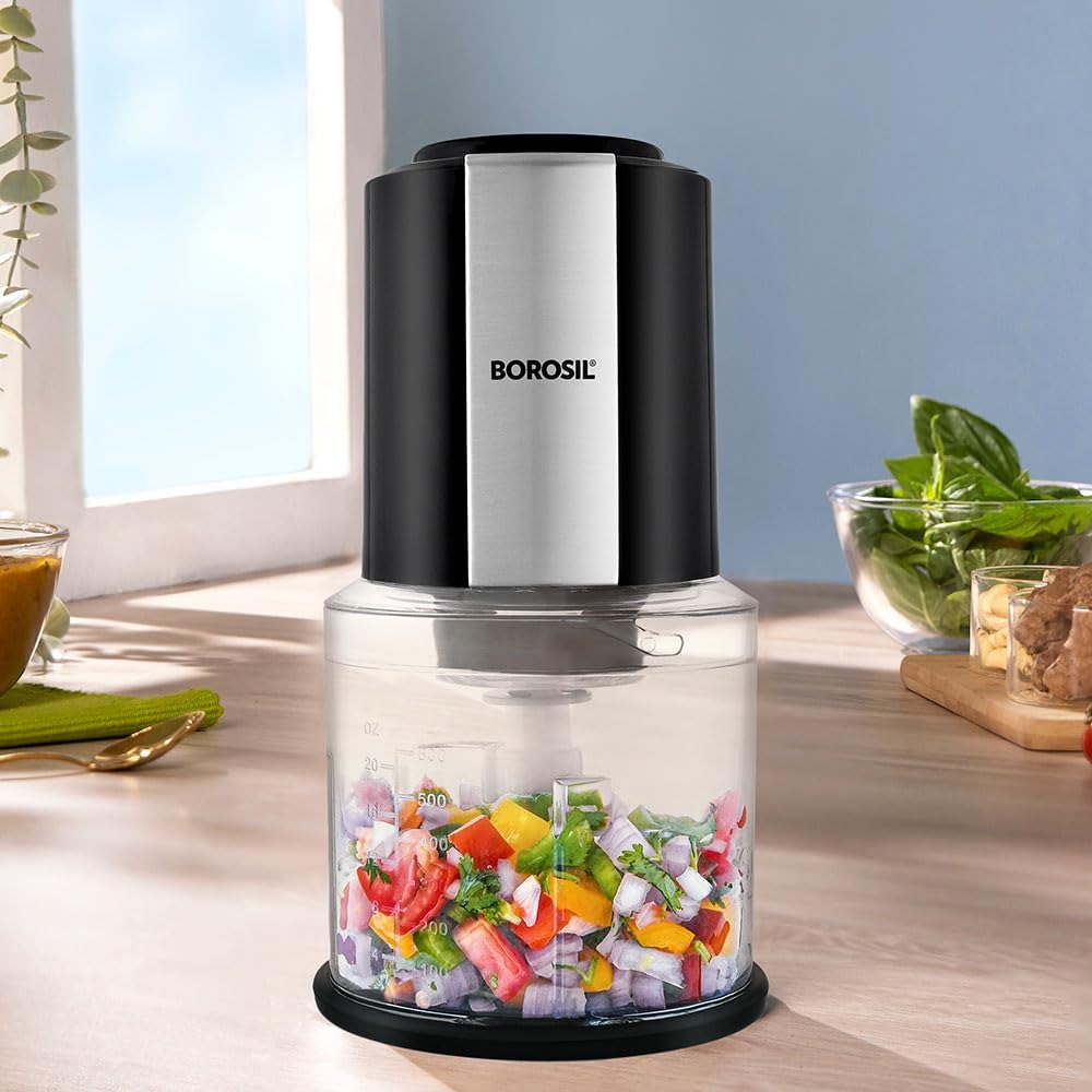 Borosil Chef Delite 300 Watts Electric Chopper for Kitchen