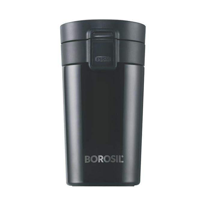 Borosil - vacuum insulated Hydra Coffeemate stainless Steel travel mug