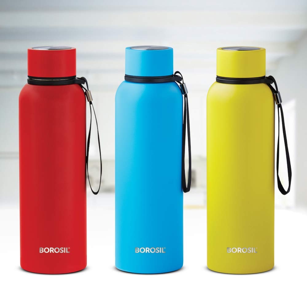 Borosil Hydra Trek 700 ml Stainless Steel Water Bottle