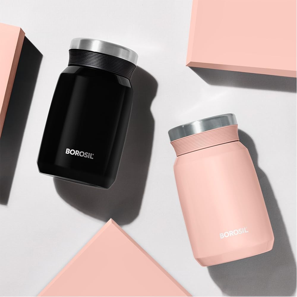 Borosil Hydra Carry Mate 500 ml Stainless Steel Vacuum Flask