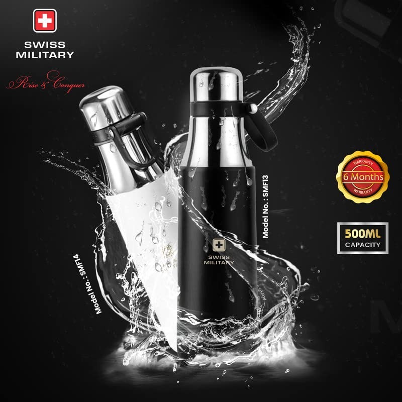 Swiss Military Double Walled Copper Insulated Vacuum Flask