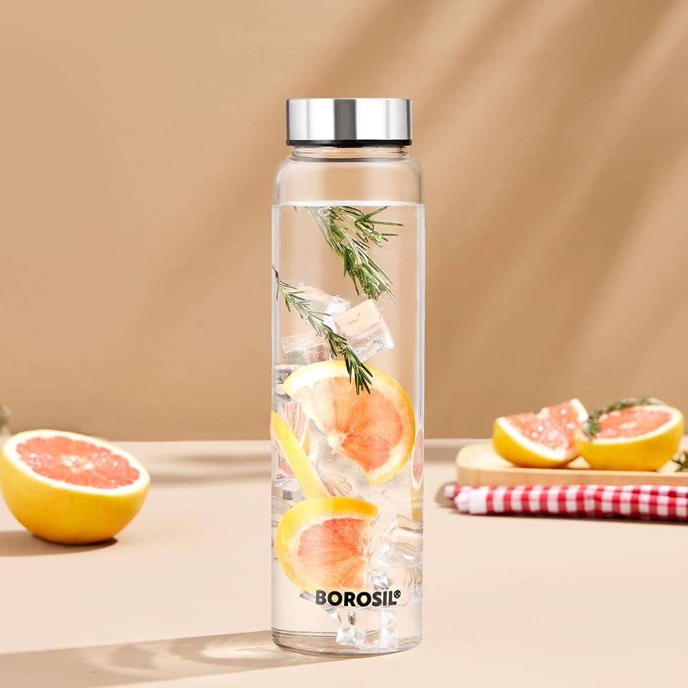 Borosil Crysto Borosilicate Glass Water Bottles