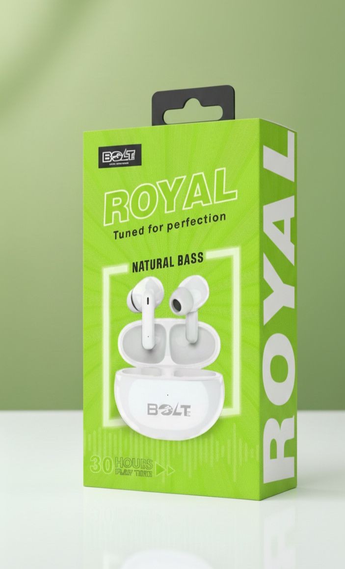 BOLTE BEB-15 TWS Bluetooth Earbuds with 30 Hours Playtime & Natural Bass