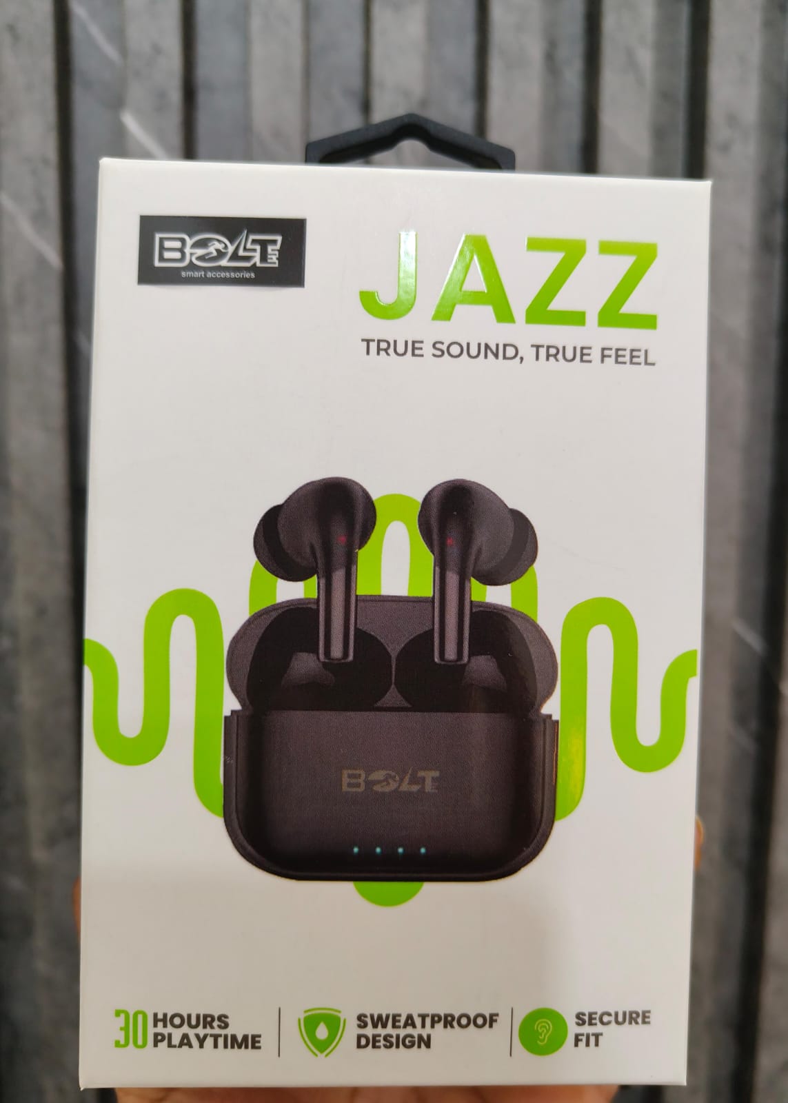 BOLTE BEB-10 JAZZ 30 HRS Wireless Earbuds with Sweatproof Design & Secure Fit